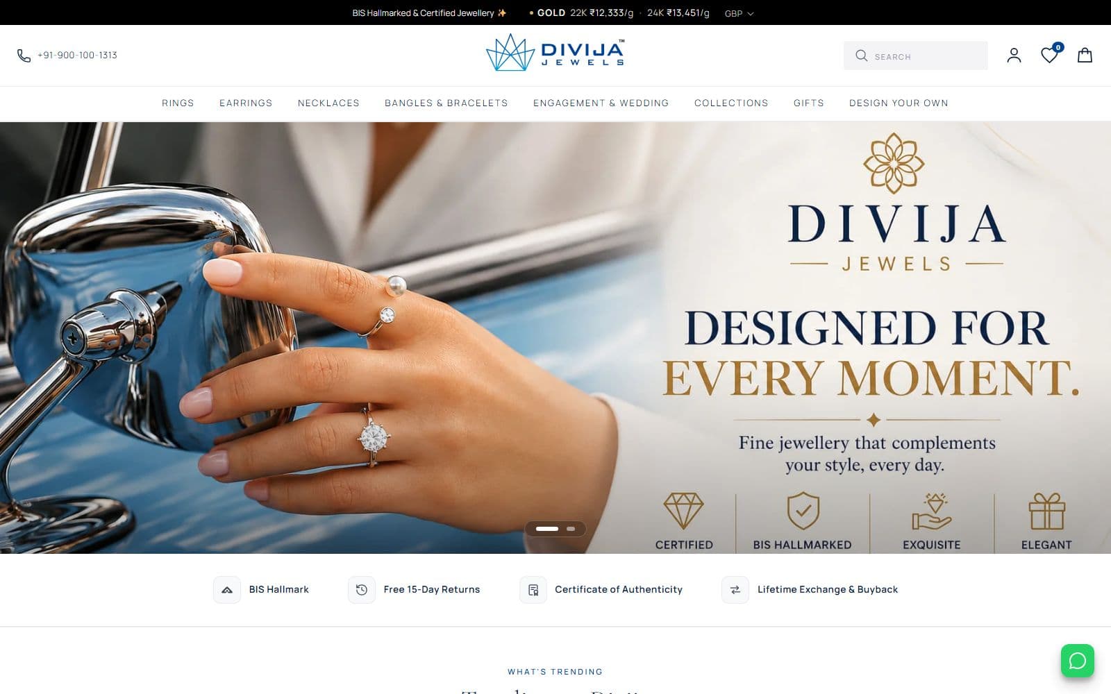 Divija Jewels — screenshot