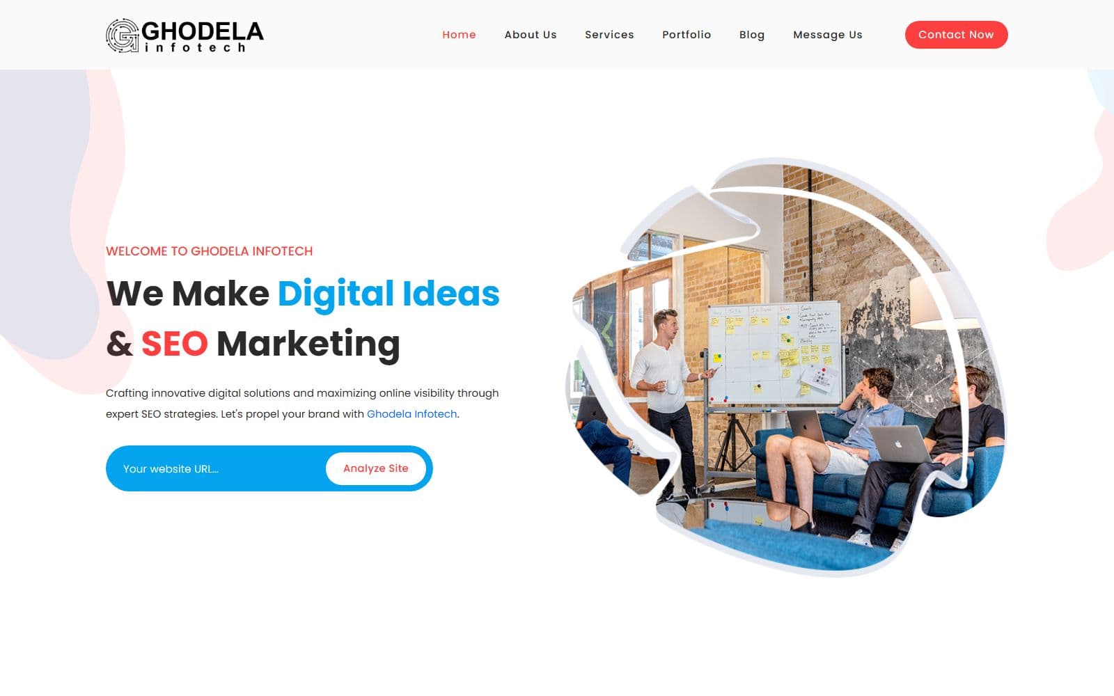 Ghodela Infotech — screenshot