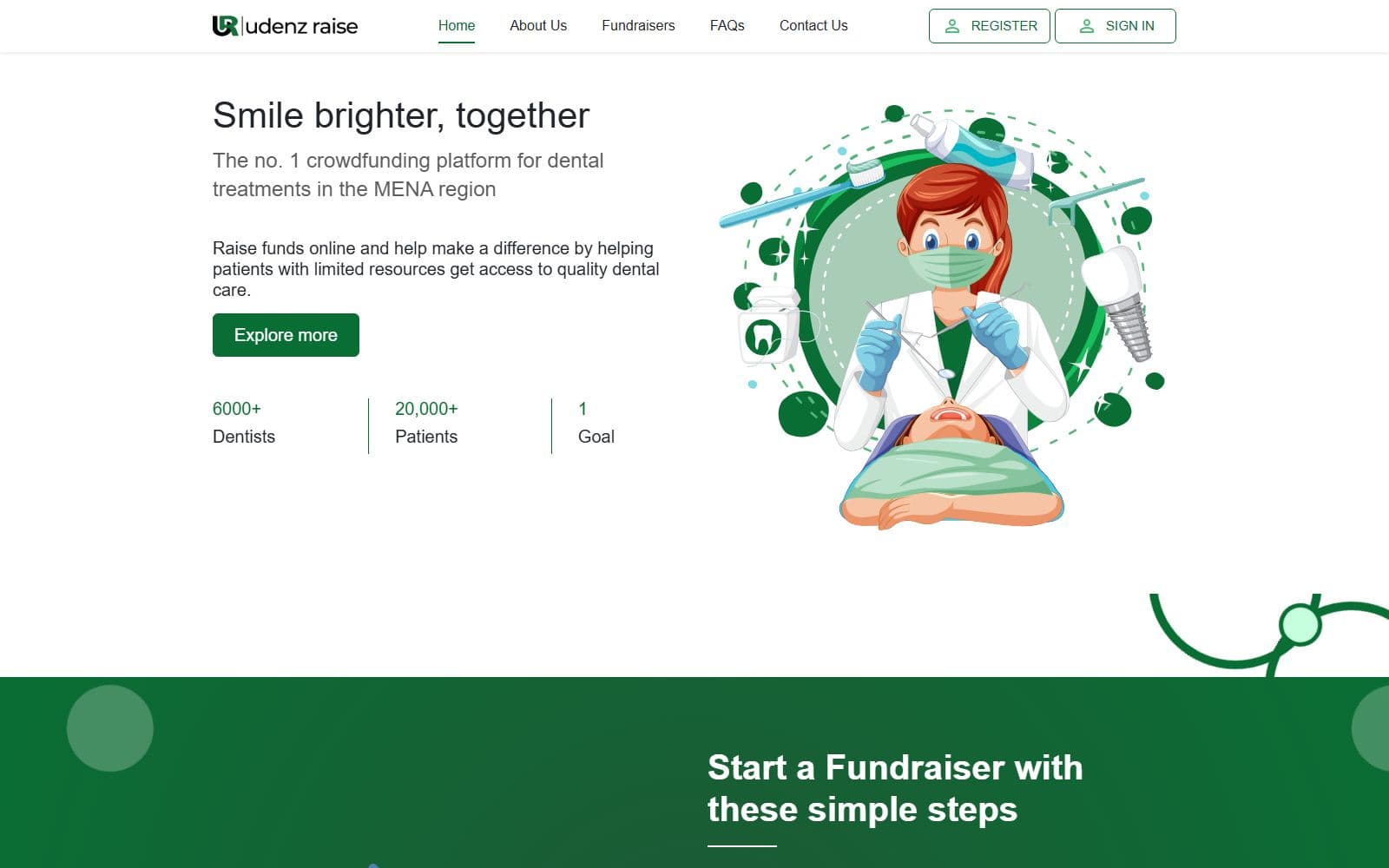 Raise.udenz.co — screenshot